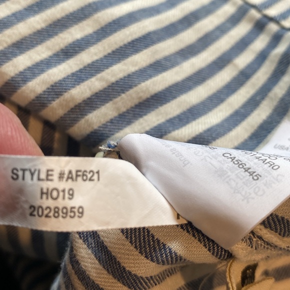 Madewell Puff-Sleeve Popover Railroad Stripe Shirt: Size Large - Picture 11 of 11